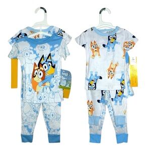 Bluey Toddler Pajama Set Cartoon Sleepwear Kids 18M Great Gift